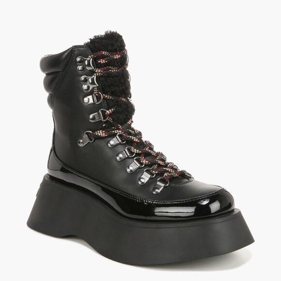 NEW Circus NY by Sam EdelmanGail Lace-Up Platform Boot Y2k Black - Picture 2 of 10